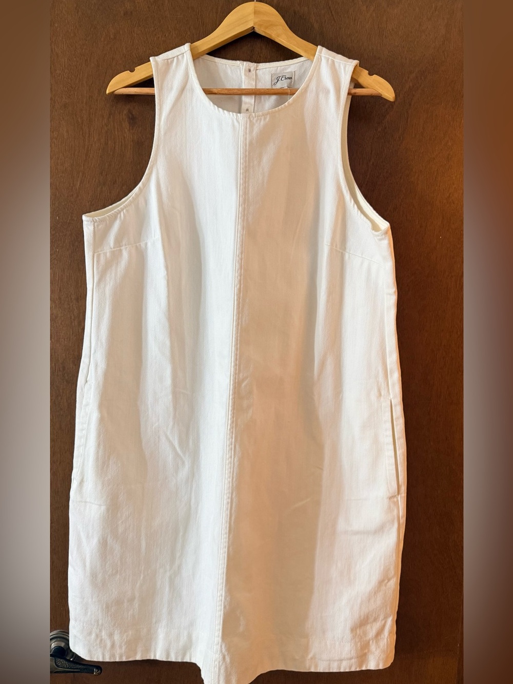 J. Crew - White Denim dress